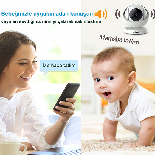 İnvidyo Akıllı Wifi Bebek Kamerası