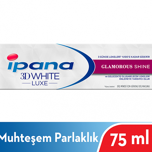 Ipana 3 Boyutlu Beyazlık Luxe Göz Kamaştırıcı Macun 75Ml