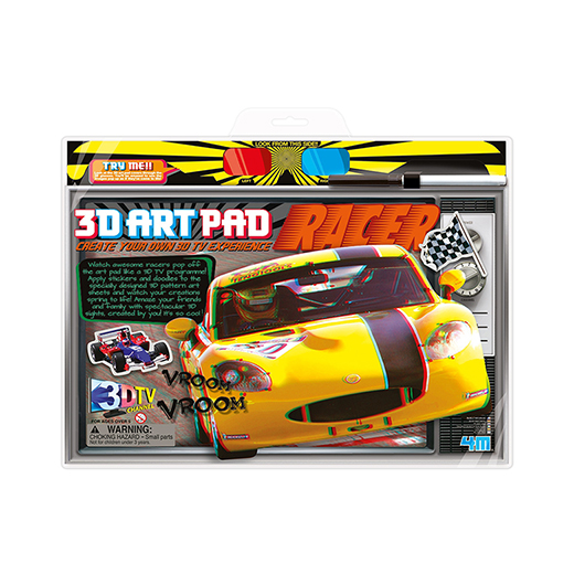 4M 3D Art Pad Racer  3D Yarış Arabası