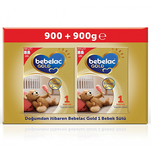 Bebelac Gold 1 Çocuk Devam Sütü 1800 GR (900 GR  900 GR)