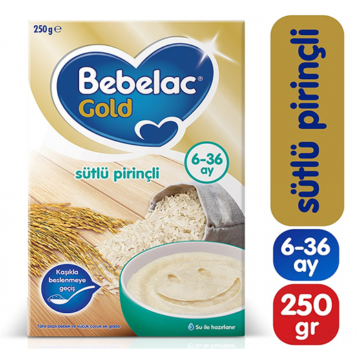 Bebelac Gold Sütlü Pirinçli 250 Gr