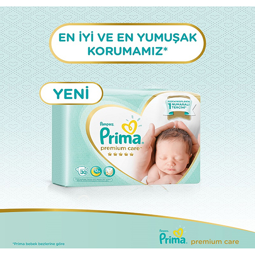 Prima Bebek Bezi Premium Care 3 Beden 144 Adet Midi Aylık Fırsat Paketi