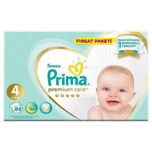 Prima Bebek Bezi Premium Care 4 Beden 84 Adet Maxi Fırsat Paketi