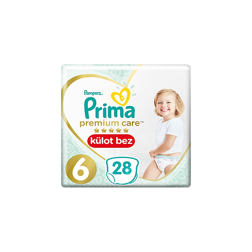 Prima Premium Care Külot Bebek Bezi 6 Beden 28 Adet Ekstra Large İkiz Paket