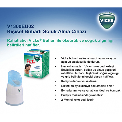 Vicks VI300FEE Vapors Buhar Inhaler